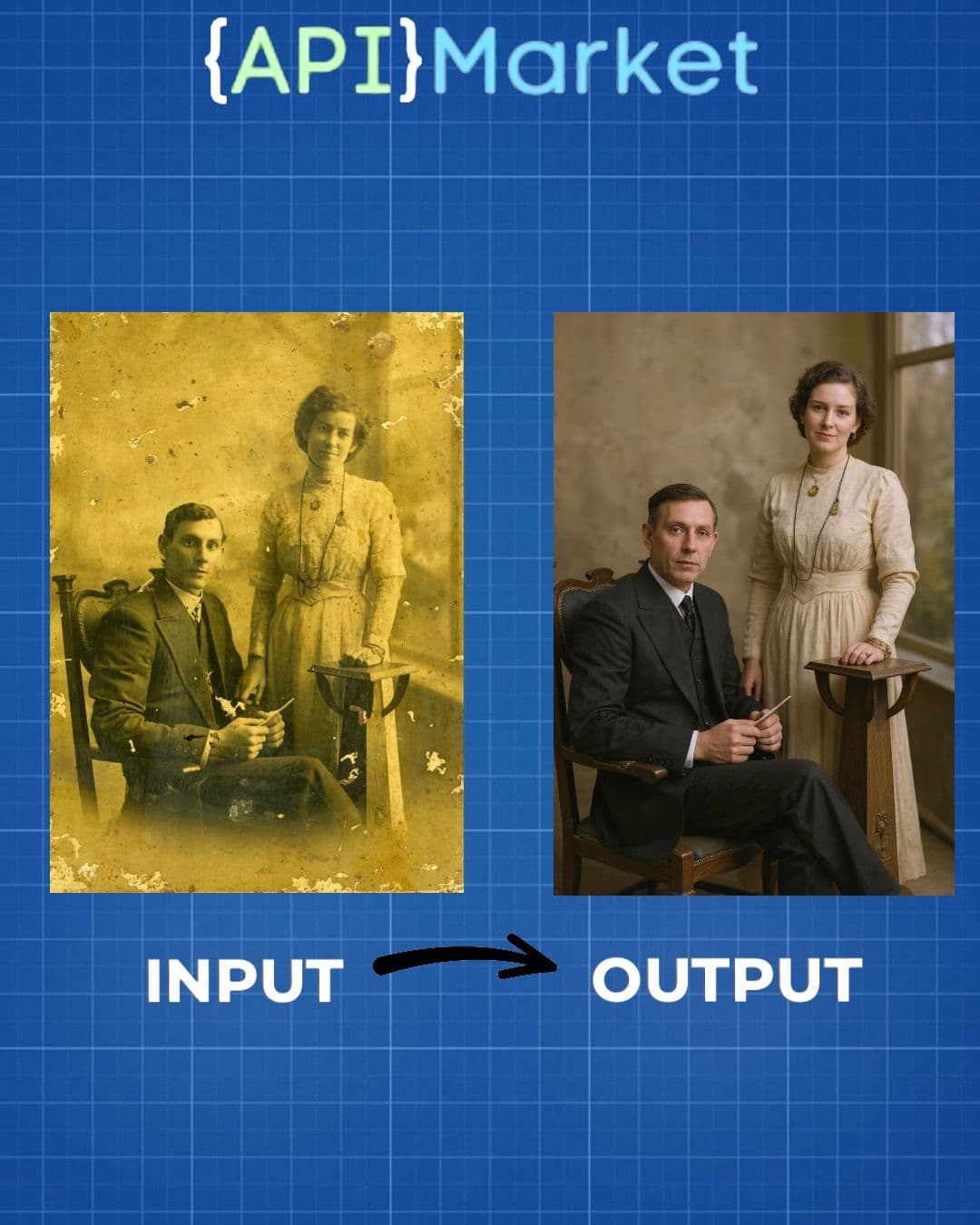 Colorize Vintage Photos with Photo Restoration API: Buy API 